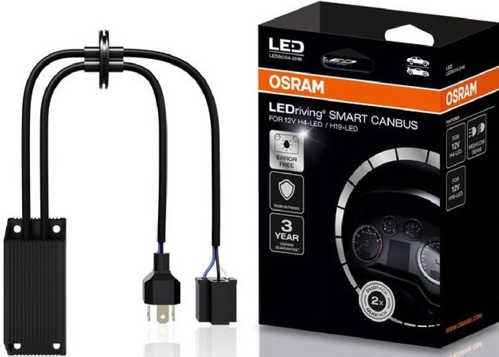 Image du produit Osram Résistance de charge CanBus LEDSC04-2HB Type (éclairage automobile) Résistance de charge Canbus (H4)