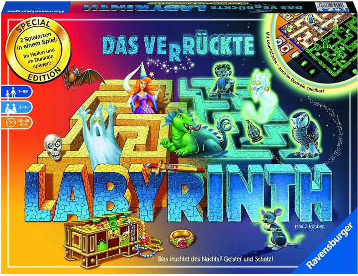 Produktbild Ravensburger Das verrückte Labyrinth - Jubiläums-Version (Deutsch, 2 - 4 Spieler)