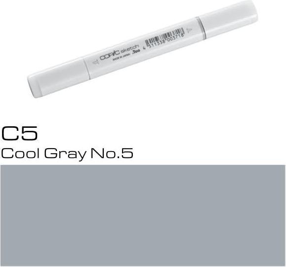 Image du produit Copic Sketch type C - 5 (C-5 - Cool Gray No.5, 1 x)
