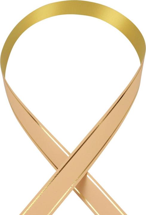 Actual product image Viana Kräuselband Geschenkband mit Goldrand für vielfältige Dekorationen