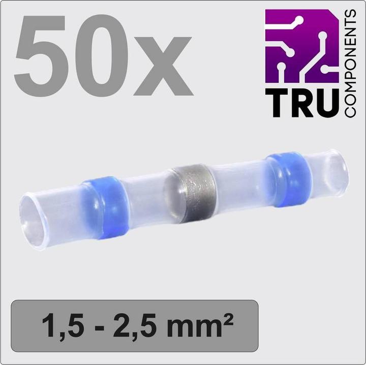 Tru Components TC-12888424 Butt connector with heat-shrink tubing 1.5 mm² 2.5 mm² Vo