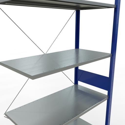 Actual product image Schulte Lagertechnik MULTIplus85 boltless bay system with cross brace