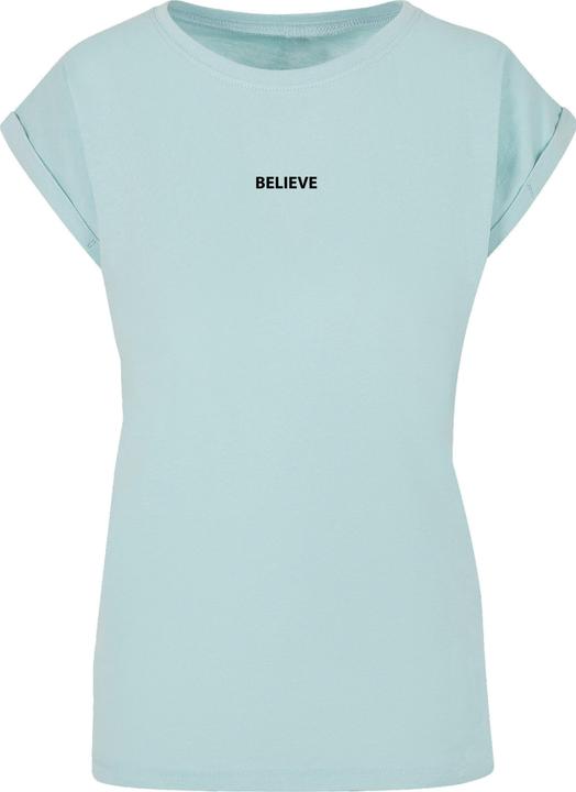 Produktbild Merchcode Ladies Believe Front Extended Shoulder Tee - 112631 (M)