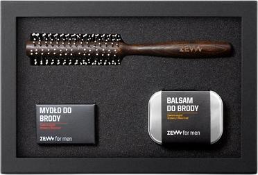ZEW for men Beard Soap 85ml, Beard Balm 80ml, Hair And Beard Roller