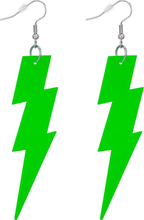 Immagine prodotto Widmann Orecchini flash verde neon anni '80