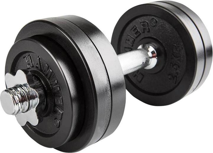 Produktbild Hammer Fitness HAMMER Kurzhantel-Set 15 kg (2 x 1.25 kg, 4 x 2.5 kg)