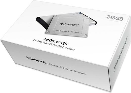 Image du produit Transcend SSD JetDrive 420 240 Go, MLC (240 Go, 2.5")