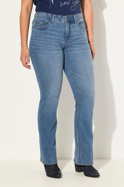 Immagine prodotto Ulla Popken Jeans modello Mary con boot cut, taglio della gamba ampio e design a cinque tasche (62)