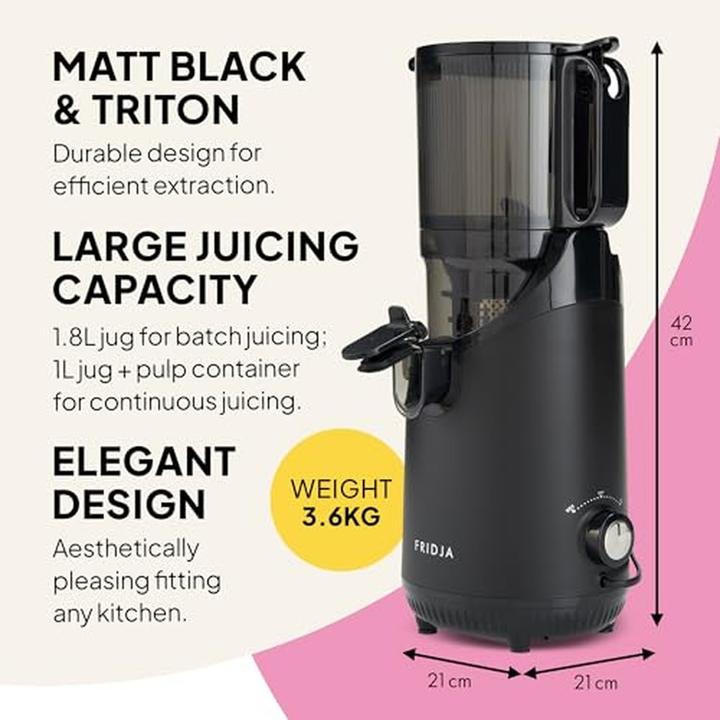 Actual product image Fridja Slow Juicer F2500