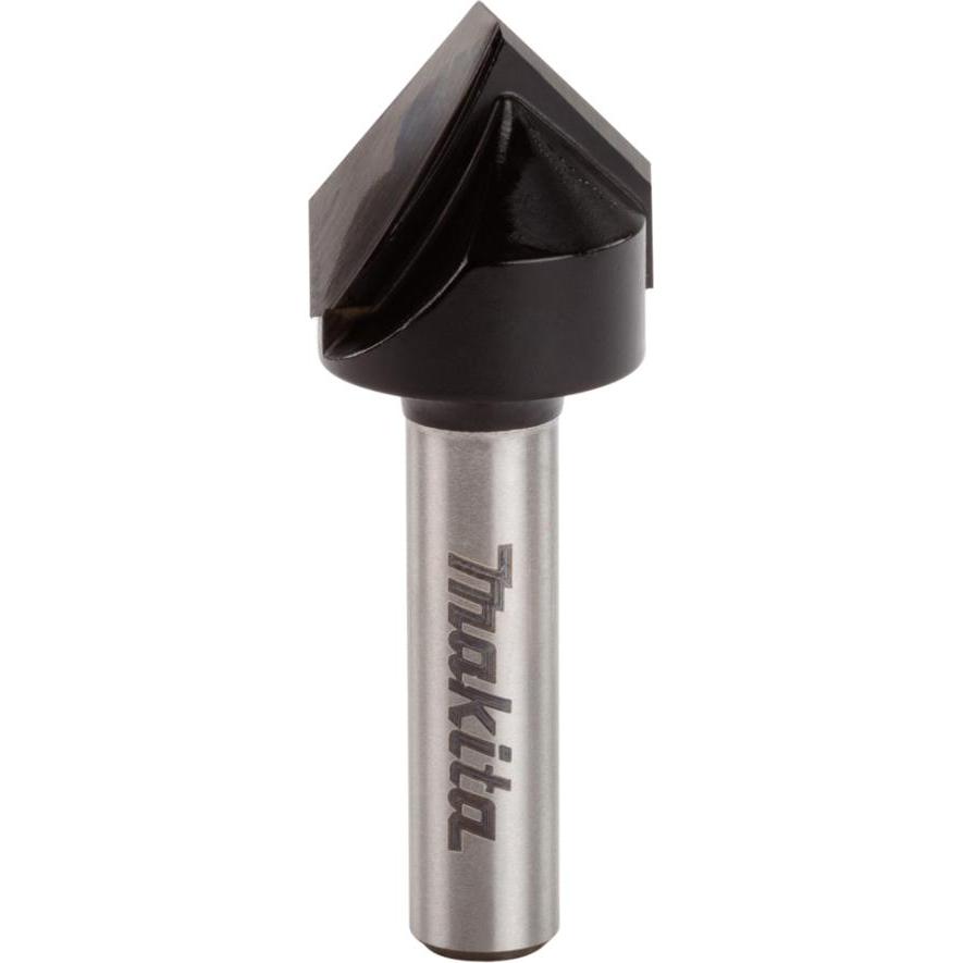 Makita, Punte per fresa, Zubehör D-10724 V-Nut-Fräser 19,05mm S8