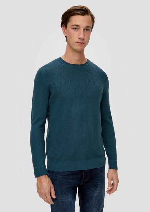 Produktbild s.Oliver Strickpullover Pullover aus Baumwolle (XXL)