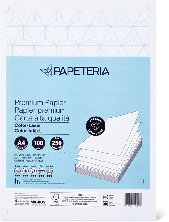 Actual product image Papeteria Copy paper (100 g/m², 250 x, A4)