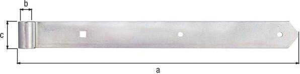 Immagine prodotto GAH Cinghia per tapparella lunghezza 400 x 13 x 40 mm spessore 5 mm acciaio galv. zincato film passivo
