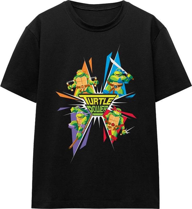 Actual product image Teenage Mutant NT Unisex Adult Turtle Power T-Shirt (XXL)