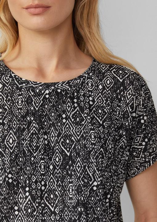 Produktbild S.Oliver T-Shirt Plissiertes T-Shirt im Relaxed Fit (40)