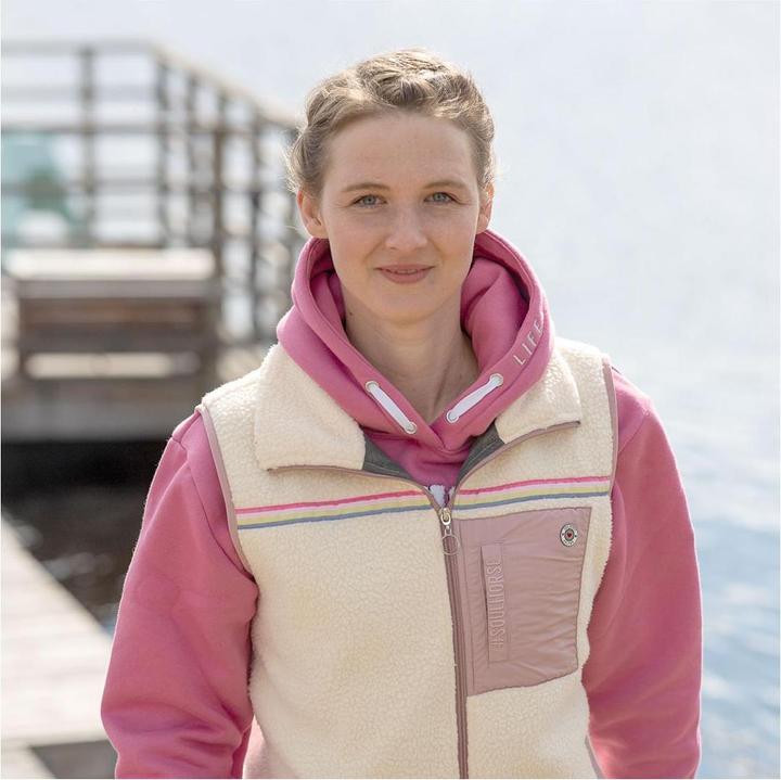 Actual product image Soulhorse Teddyfleece Weste Rainbow Unicorn (S)