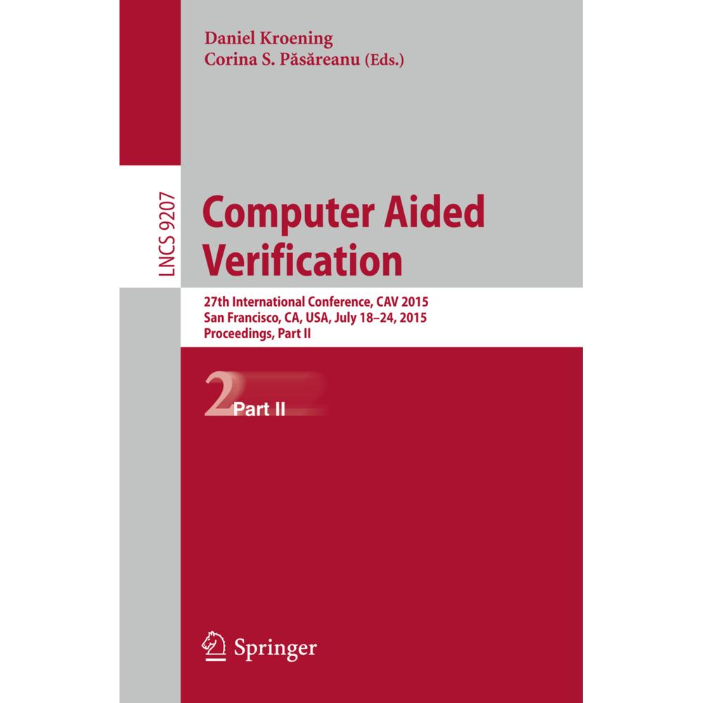 Computer Aided Verification, Fachbücher von Corina S. Pasareanu, Daniel Kroening