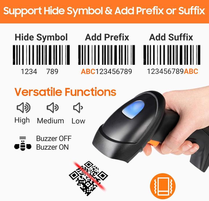 Produktbild Tera Pro Extreme Barcodescanner HW0007 (1D-Barcodes, 2D-Barcodes, QR-Code)