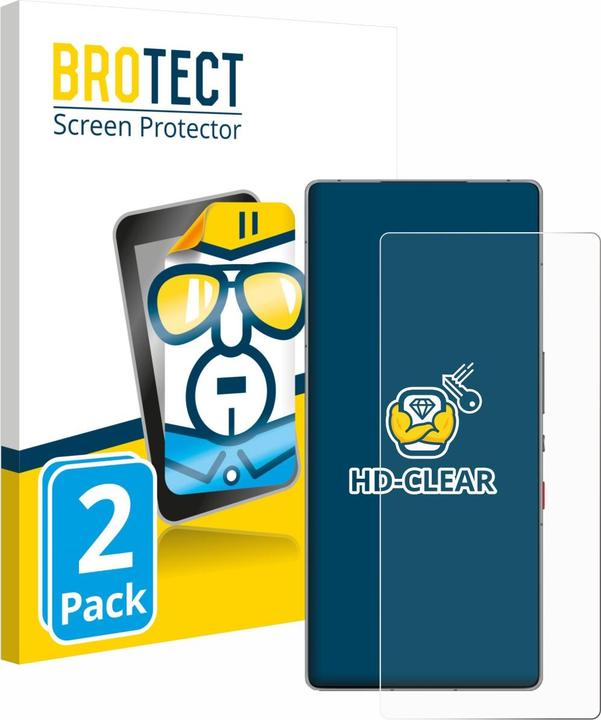 Actual product image BROTECT Screen Protector Clear (2 pcs., Nubia Red Magic)
