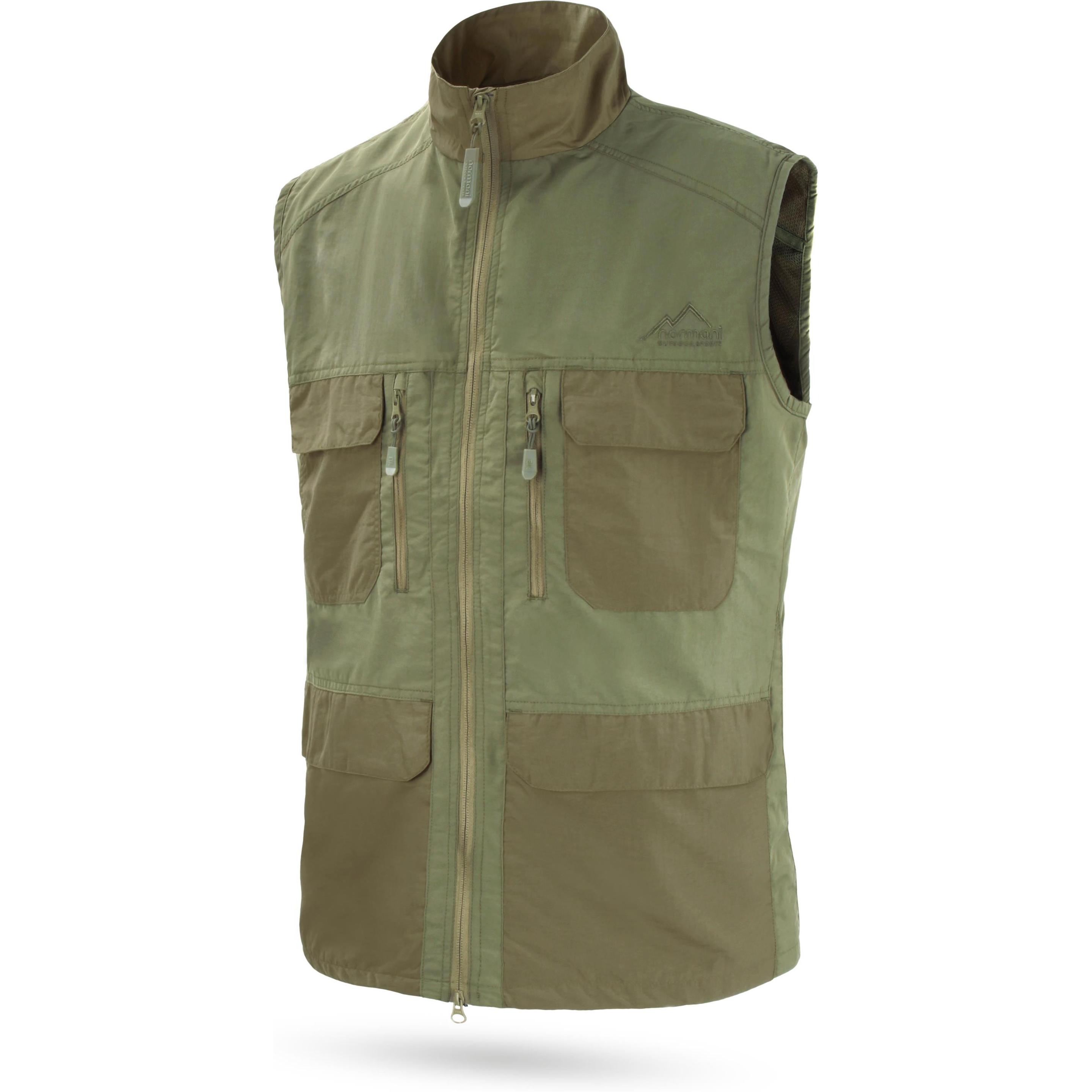 Thumbnail - Normani, Unisex, Weste, Outdoor Weste Elk, Grün, (M)