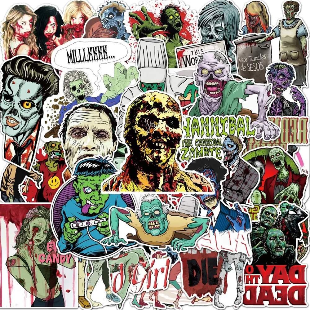 JTI, Sticker, Aufkleber Zombie - 50 Stk
