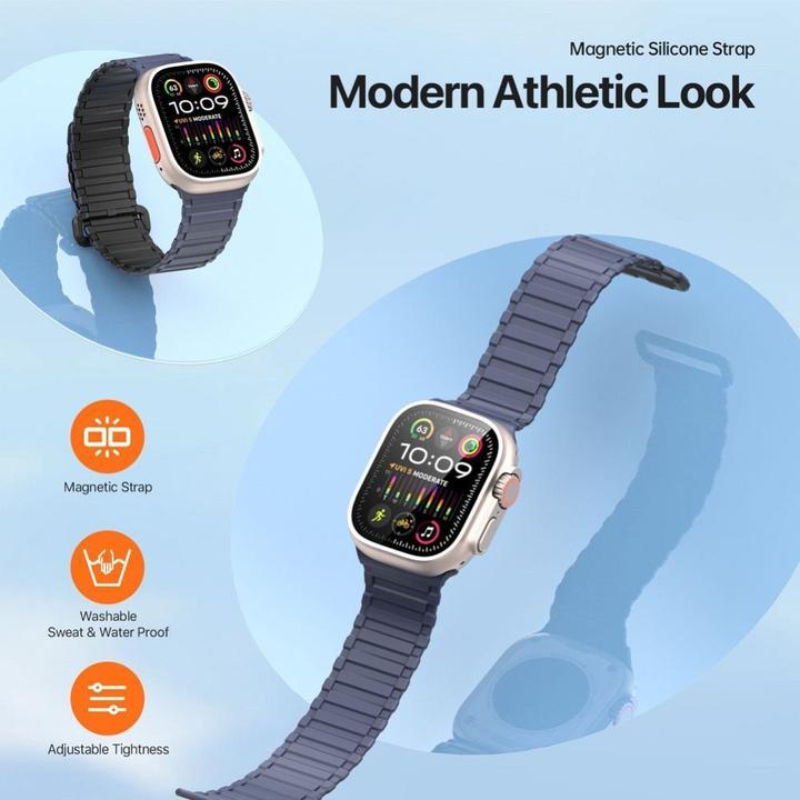 Produktbild Dux Ducis KJ Armband (42 mm, 44 mm, 45 mm, 49 mm, Silikon, Magnet)