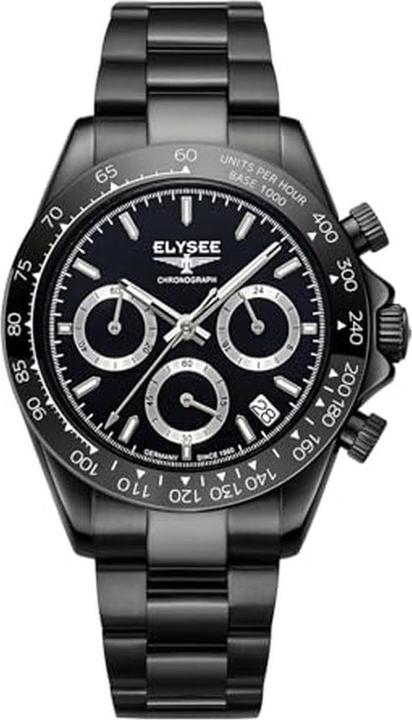 Elysee Sport Chronograph Water Resistant Date Display Timepiece (Sports watch, Chronograph)