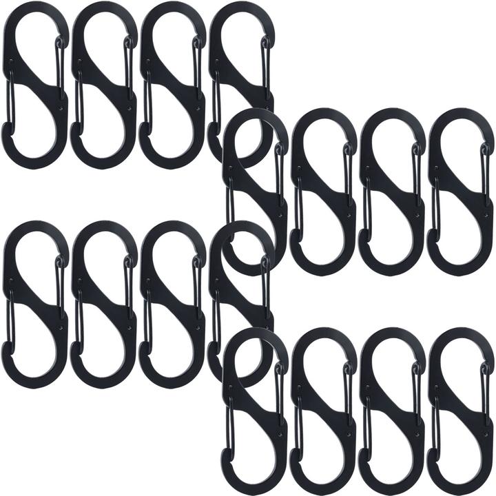 Immagine prodotto Casativo 16er-Set Karabiner-S-Haken 4 x 1,7 cm