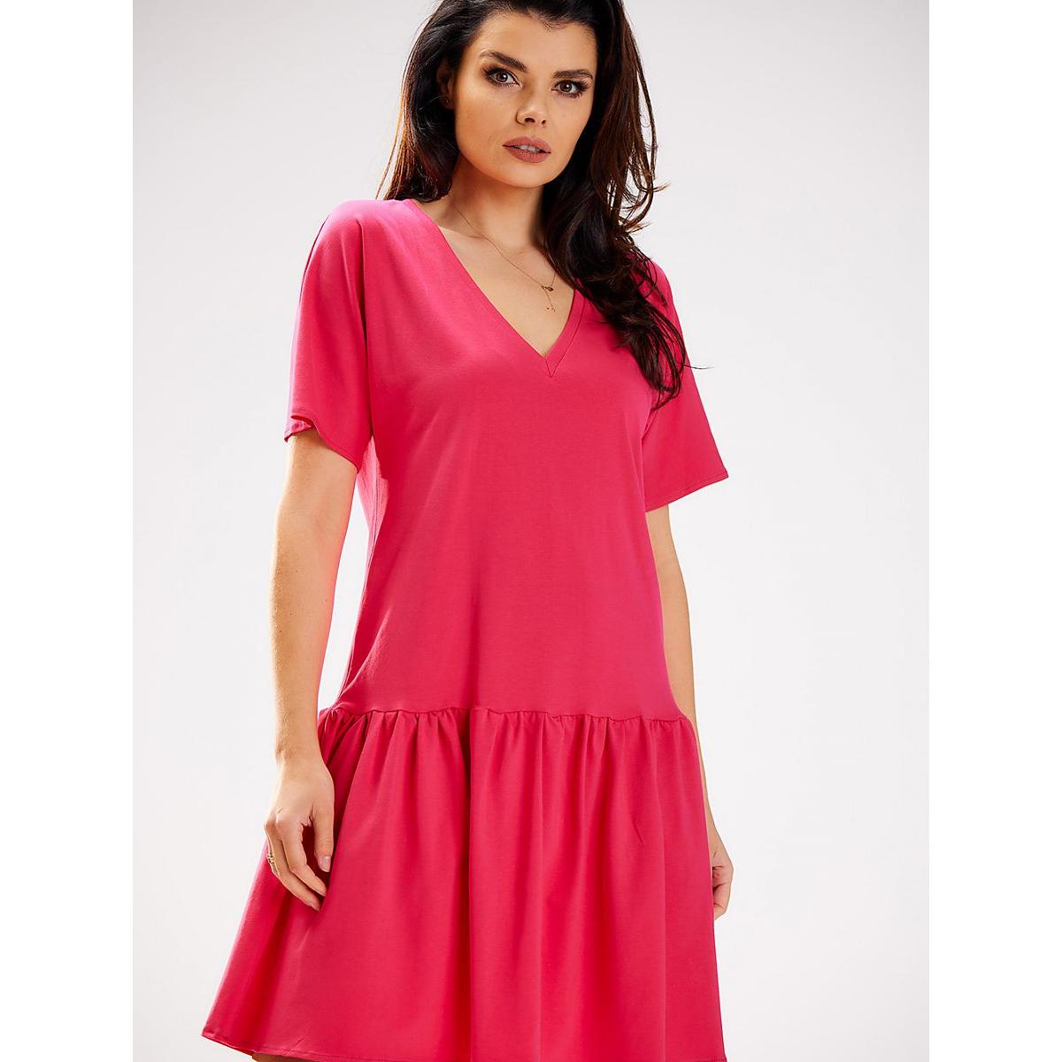 Infinite You, Damen, Kleider, Alltagskleid, Rosa, (L, XL)