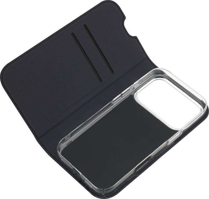 Actual product image FoneKit BookCase protective case, iPhone 17 Pro Max, black (Apple iPhone 17 Pro Max)