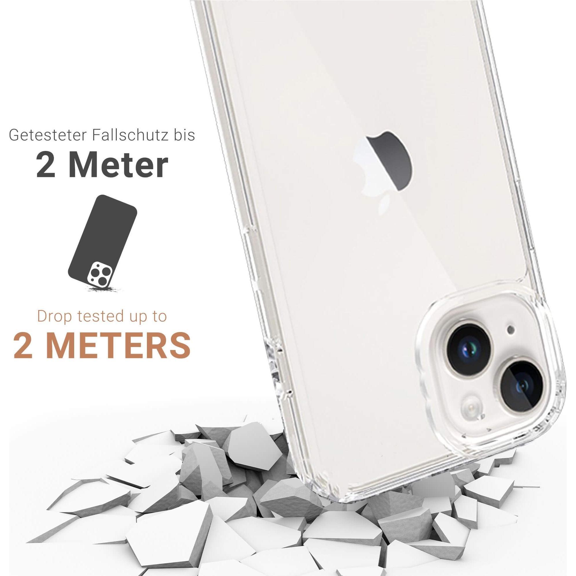 Thumbnail - JT Berlin BackCase Pankow Clear Apple iPhone 15 Plus transparant (Apple iPhone 15 Plus), Smartphone Hülle, Transparent