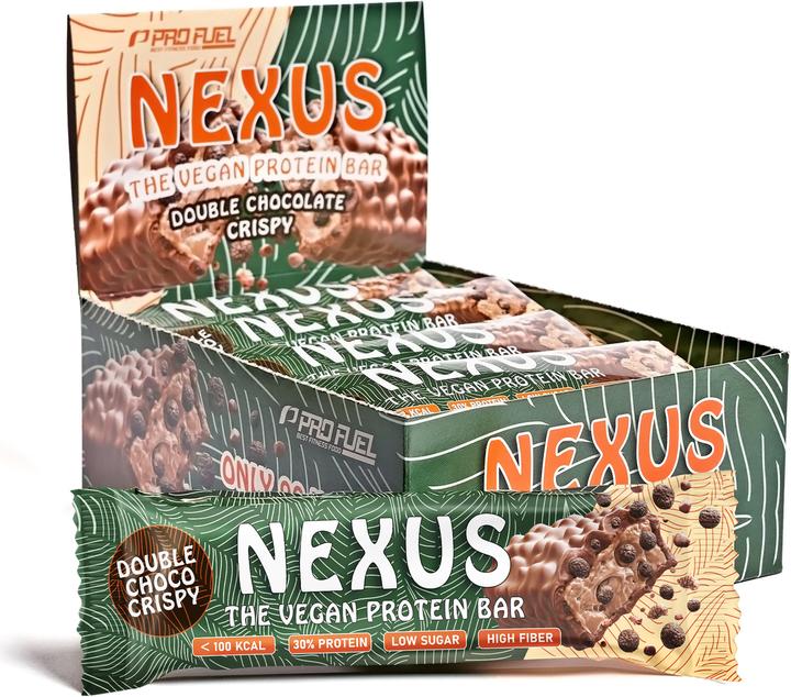 Produktbild ProFuel Pro Fuel Nexus Proteinriegel (12 x 30G) (Double Chocolate Crispy, 12 Stk., 360 g)