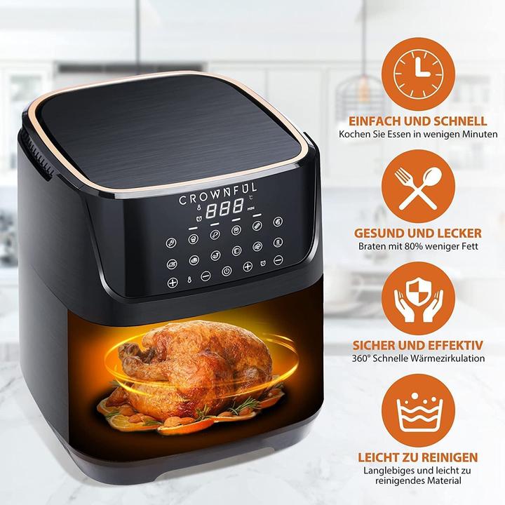 Produktbild Crownful Luftfritteuse 6.5L