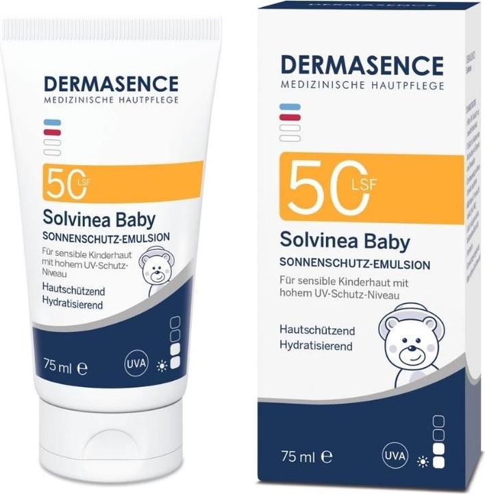 Produktbild Dermasence Solvinea Baby LSF50 (Sonnencreme, SPF 50+, 75 ml)