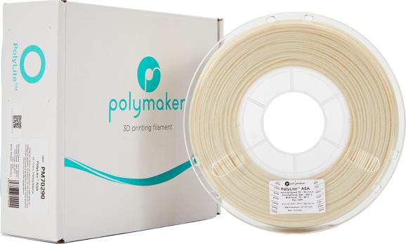 Actual product image Polymaker PolyLite ASA - Natural - 1.75mm (ASA, 1.75 mm, 1000 g)