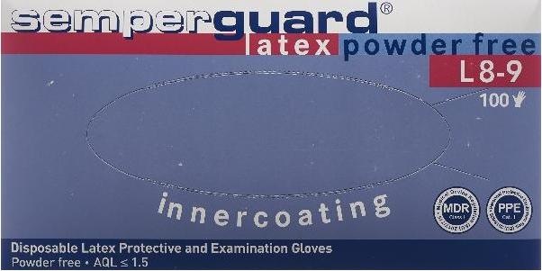 Image du produit Semperguard Gants en latex naturel à usage unique (L)