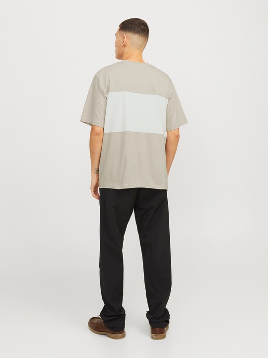 Actual product image Jack & Jones Jorvesterbro Block Tee Ss Crew Styd Aw24 (XXL)