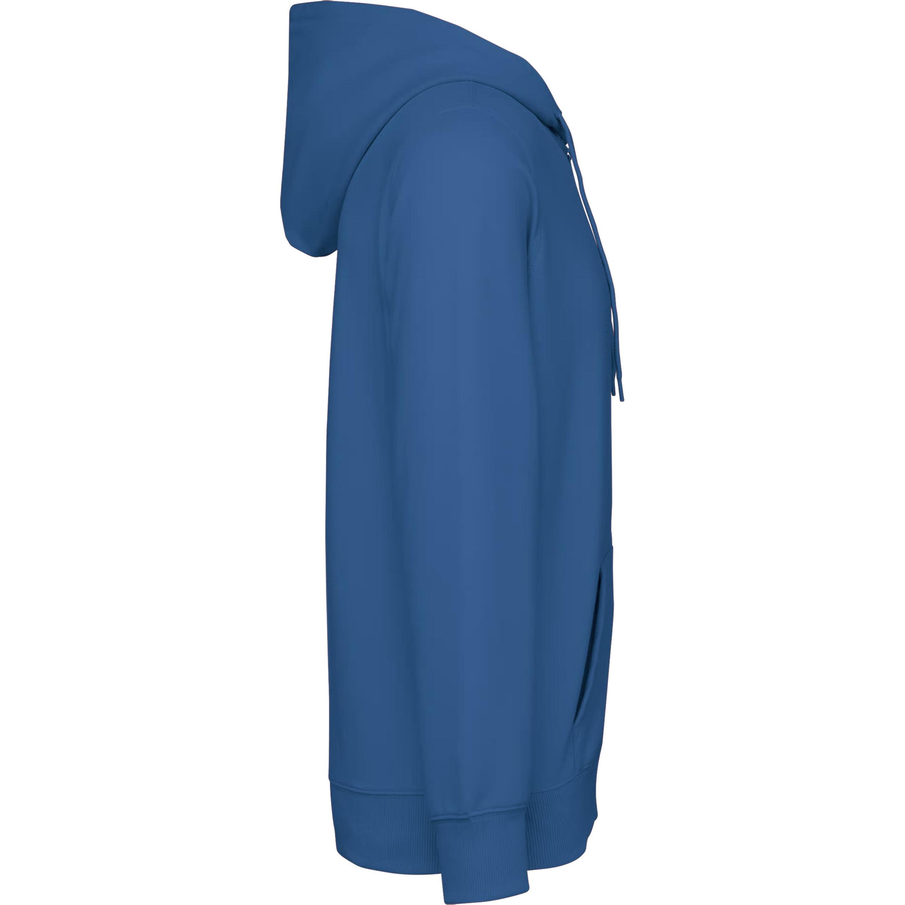 Kariban, Pullover, Recyceltes Sweatshirt mit Kapuze und Reissverschluss, Blau, (4XL)