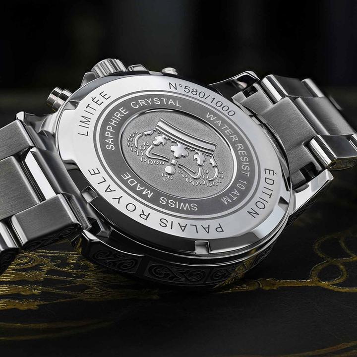 Produktbild Louis XVI LXVI1823 Herrenuhr Palais Royal 2.0 Chrono Limited Diamant 43mm 5ATM (Chronograph, 43 mm)