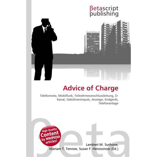 Advice of Charge, Fachbücher