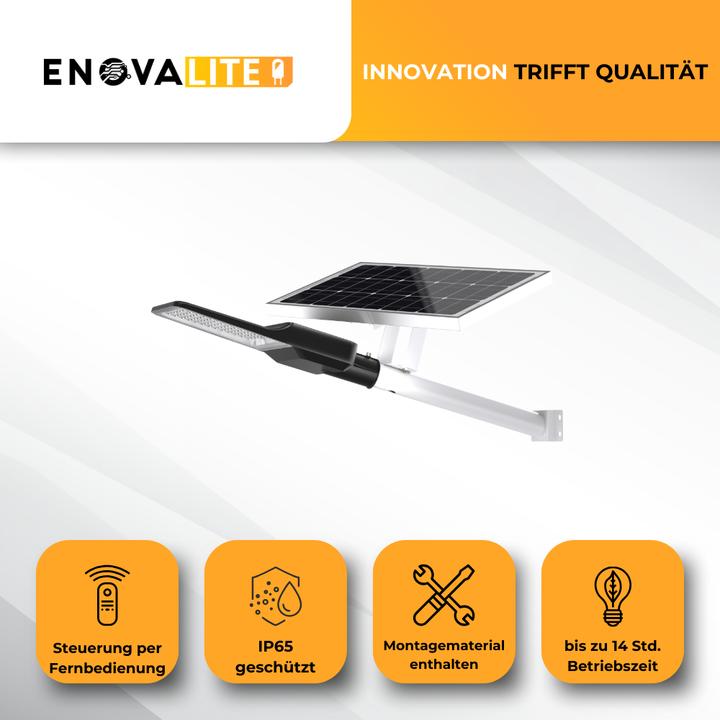 Produktbild Enovalite Solar LED-Strassenleuchte-PRO (4300 lm, IP65)