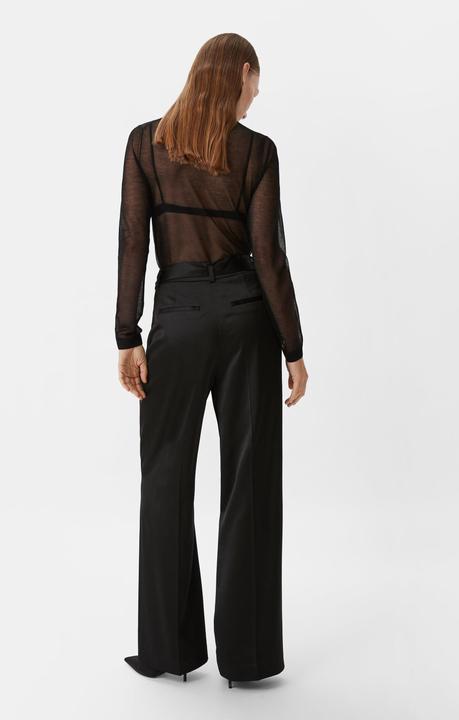 Immagine prodotto Comma Hose Satin-Marlenehose mit Bindegürtel (46)