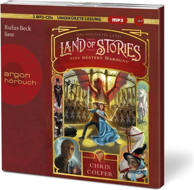 Produktbild Land of Stories: Das magische Land 3 - Eine düstere Warnung (Rufus Beck, Brandon Dorman, Fabienne Pfeiffer, Chris Colfer, Deutsch)