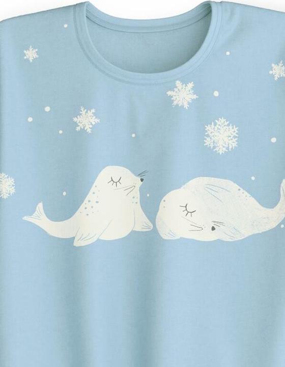 Produktbild Calida Kids Snowflakes Bündchen-Pyjama (164)