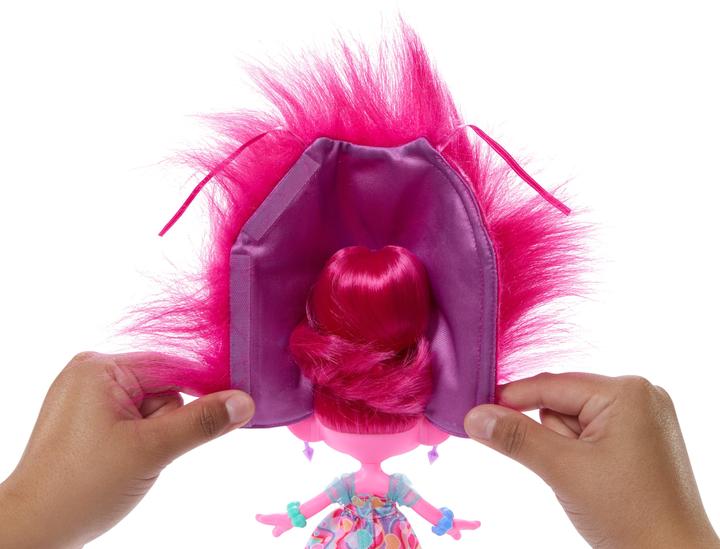 Productafbeelding Mattel Trolls 2in1 Haarspel Poppy