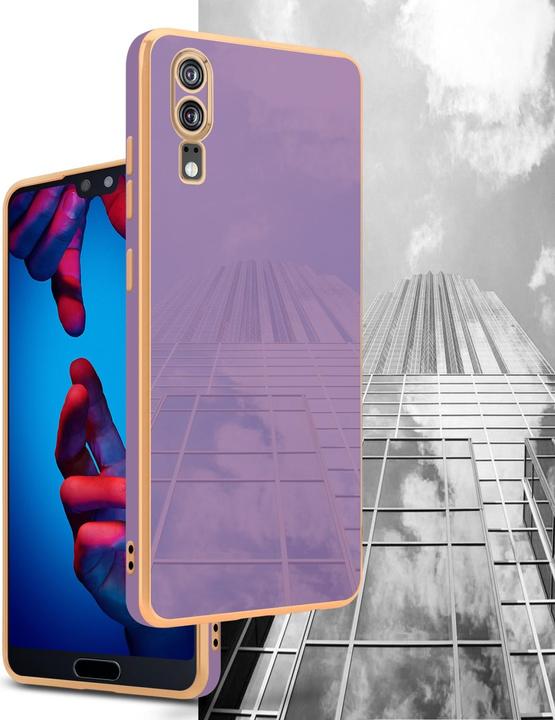 Immagine prodotto Cadorabo Custodia per Huawei P20 in TPU con protezione della fotocamera LM130 Style (Cubot P20)