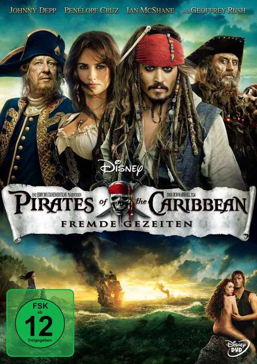 Pirates des Caraïbes : marées étrangères (DVD, 2011, Anglais, Allemand)
