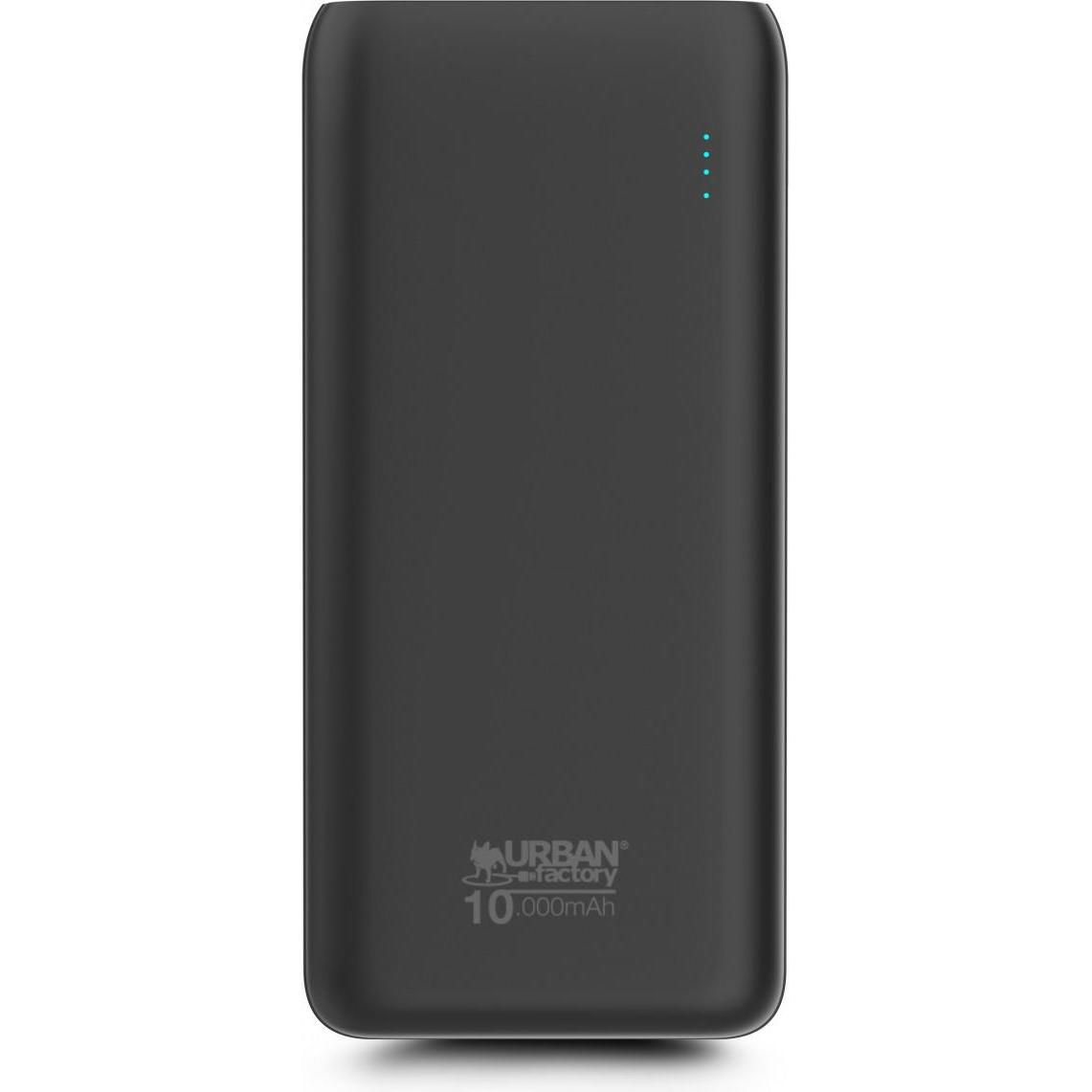 Thumbnail - Urban Factory JUICEE MAX: USB-C IN / USB-A POWERBANK 10.000MAH (10000 mAh), Powerbank, Schwarz