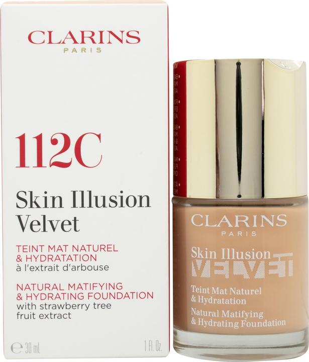 Actual product image Clarins Skin Illusion Velvet No.112C Amber (112C)