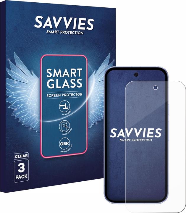 Savvies Smart Glass (3 Stk., Google Pixel 9a)
